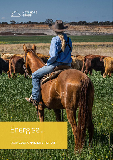 Thumbnail New Hope Corporation Sustainability Report 2020