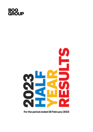 Thumbnail Bank of Queensland Half-year Report 2023-h1