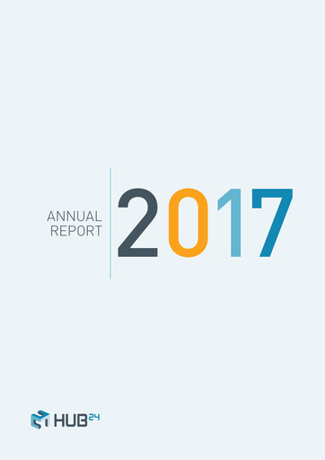 Thumbnail HUB24 Limited Annual Report 2017