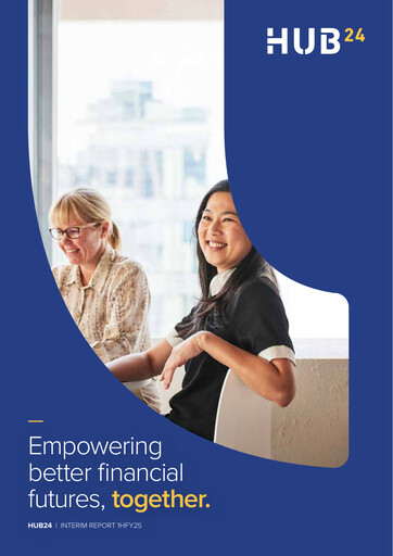 Thumbnail HUB24 Limited Half-year Report 2025-h1