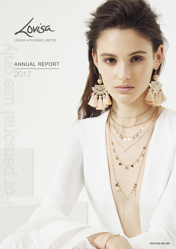 Thumbnail Lovisa Holdings Annual Report 2017