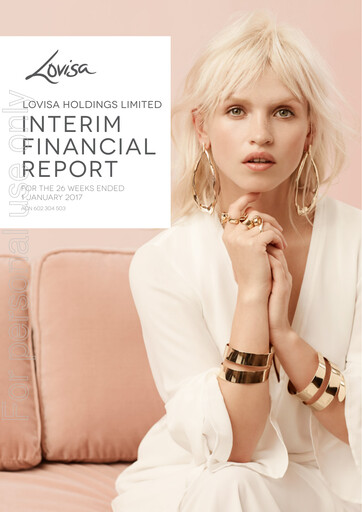 Thumbnail Lovisa Holdings Half-year Report 2017-h1