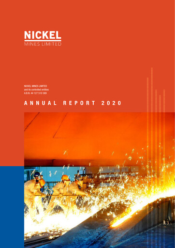 Thumbnail Nickel Industries Limited Annual Report 2020