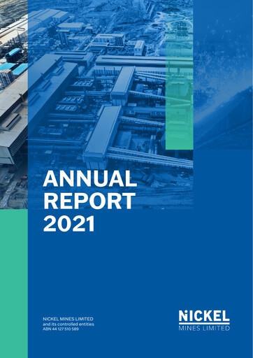 Thumbnail Nickel Industries Limited Annual Report 2021