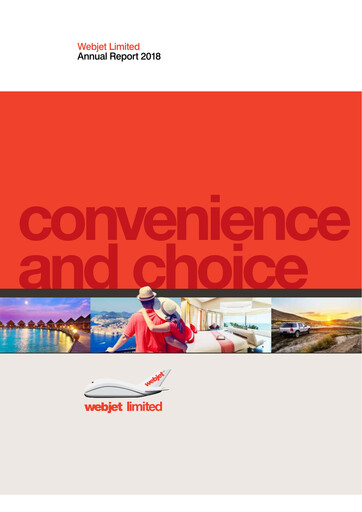 Thumbnail Webjet Limited Annual Report 2018