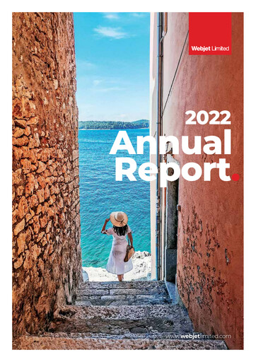 Thumbnail Webjet Limited Annual Report 2022