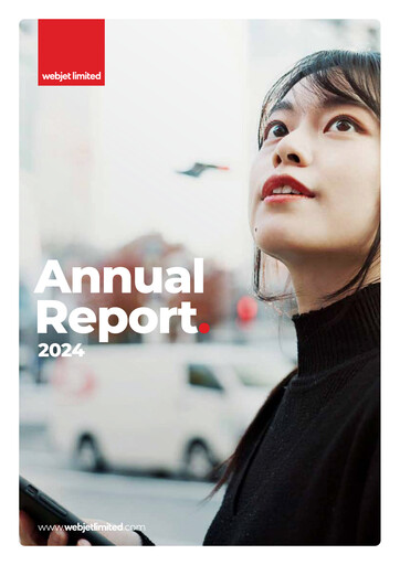 Thumbnail Webjet Limited Annual Report 2024