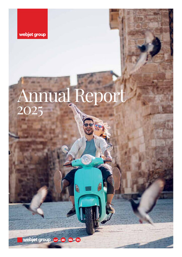 Thumbnail Webjet Limited Annual Report 2025