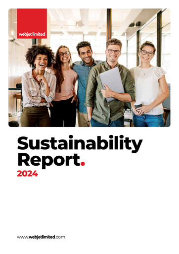 Miniature Webjet Limited Rapport de durabilité 2024
