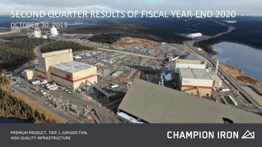 Thumbnail Champion Iron Quarterly Report 2020-q2