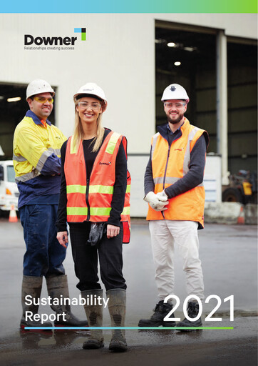 Thumbnail Downer EDI Limited Sustainability Report 2020-2021