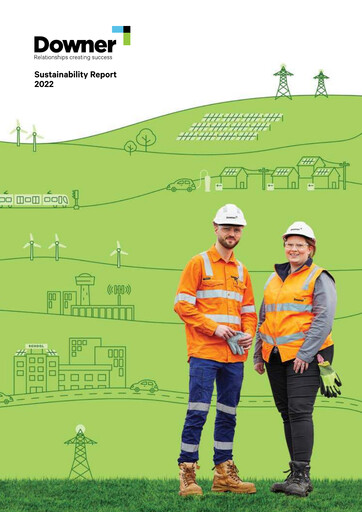 Thumbnail Downer EDI Limited Sustainability Report 2021-2022