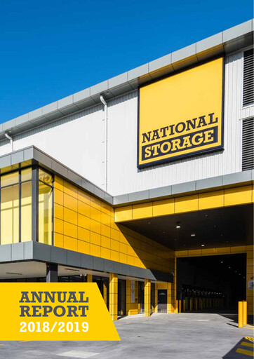 Thumbnail National Storage REIT Annual Report 2018-2019