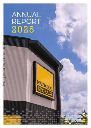 Thumbnail National Storage REIT Annual Report 2025
