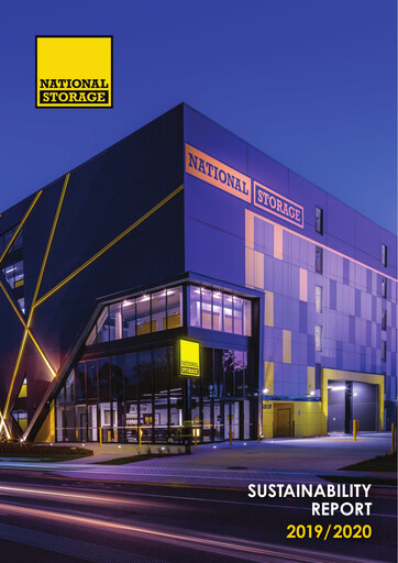 Vorschaubild National Storage REIT Nachhaltigkeitsbericht 2019-2020