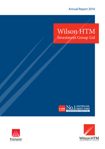 Thumbnail Pinnacle Investment Management Group Annual Report 2010