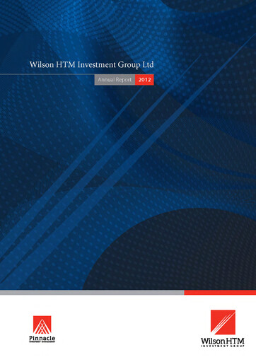 Thumbnail Pinnacle Investment Management Group Annual Report 2012