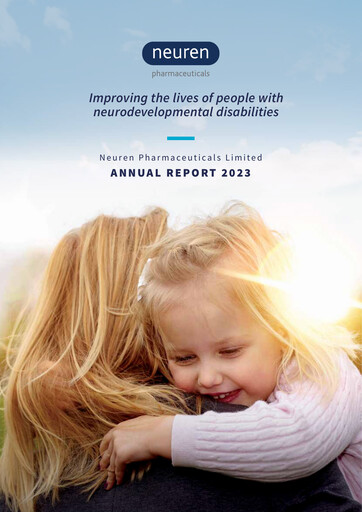 Thumbnail Neuren Pharmaceuticals Annual Report 2023