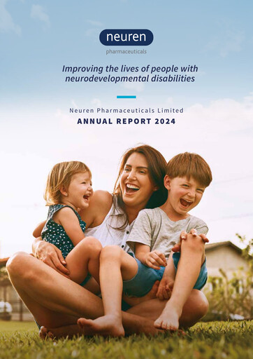 Thumbnail Neuren Pharmaceuticals Annual Report 2024