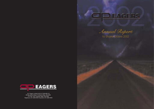 Thumbnail Eagers Automotive Limited Annual Report 2002