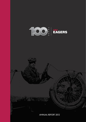Thumbnail Eagers Automotive Limited Annual Report 2012