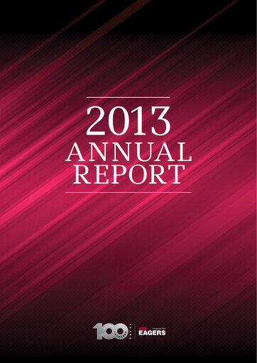 Thumbnail Eagers Automotive Limited Annual Report 2013
