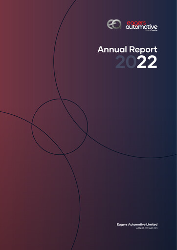 Thumbnail Eagers Automotive Limited Annual Report 2022
