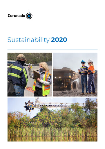 Thumbnail Coronado Global Resources Sustainability Report 2020