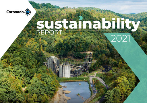 Thumbnail Coronado Global Resources Sustainability Report 2021