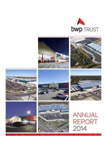 Thumbnail BWP Trust Annual Report 2014