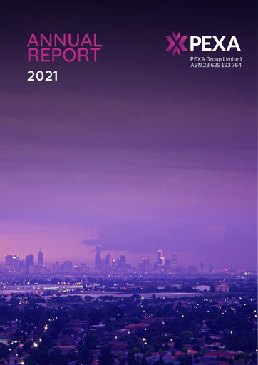 Thumbnail PEXA Group Annual Report 2021
