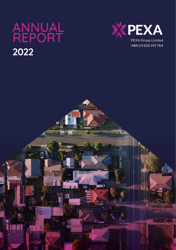 Thumbnail PEXA Group Annual Report 2022