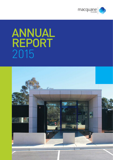 Thumbnail Macquarie Technology Group Annual Report 2015