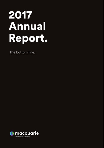 Thumbnail Macquarie Technology Group Annual Report 2017