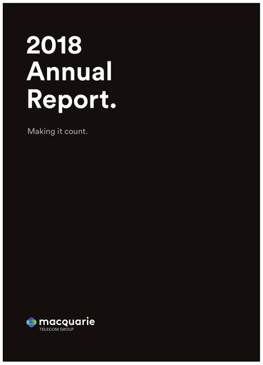 Thumbnail Macquarie Technology Group Annual Report 2018