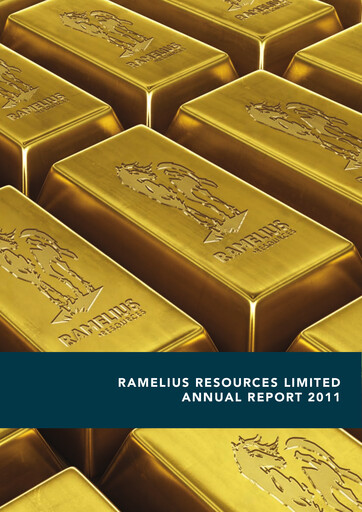 Vorschaubild Ramelius Resources Jahresbericht 2011