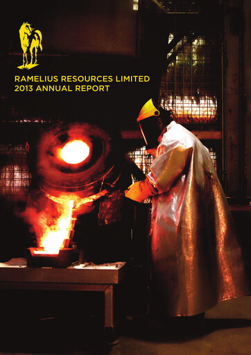 Vorschaubild Ramelius Resources Jahresbericht 2013