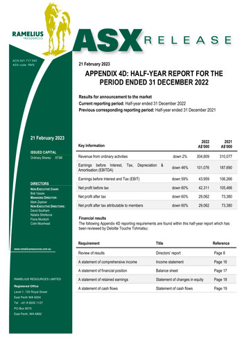 Thumbnail Ramelius Resources Half-year Report 2023-h1