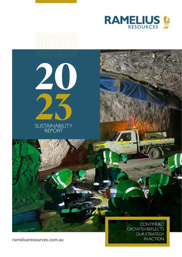 Thumbnail Ramelius Resources Sustainability Report 2023