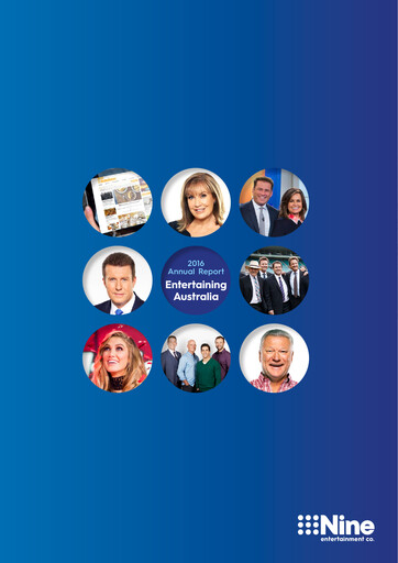 Thumbnail Nine Entertainment Co. Holdings Annual Report 2016