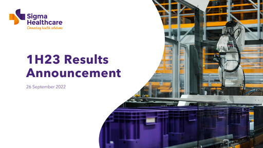 Thumbnail Sigma Healthcare Half-year Report 2023-h1