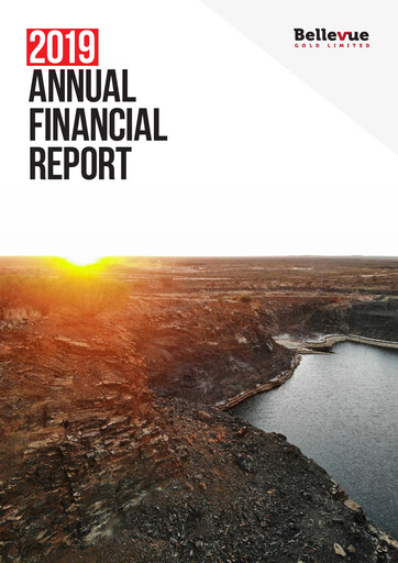 Thumbnail Bellevue Gold Annual Report 2019