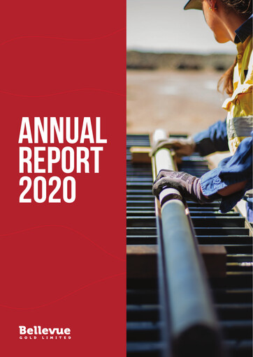 Thumbnail Bellevue Gold Annual Report 2020