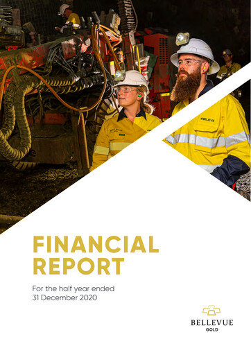 Thumbnail Bellevue Gold Financial Report 2021-h1
