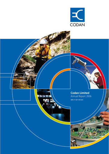 Thumbnail Codan Limited Annual Report 2006
