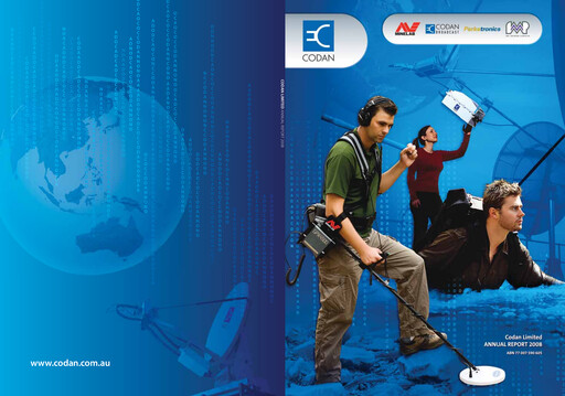 Thumbnail Codan Limited Annual Report 2008