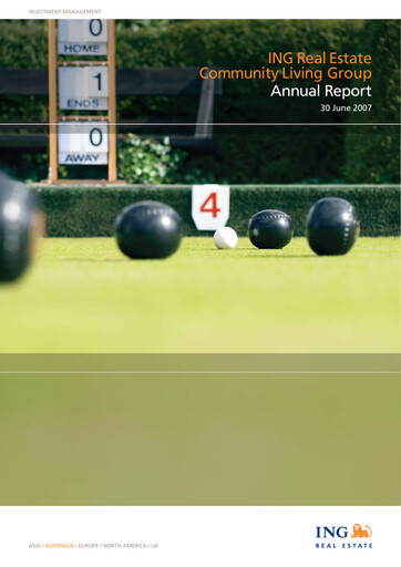 Thumbnail Ingenia Communities Group Annual Report 2007