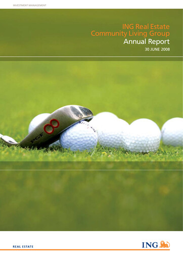 Thumbnail Ingenia Communities Group Annual Report 2008