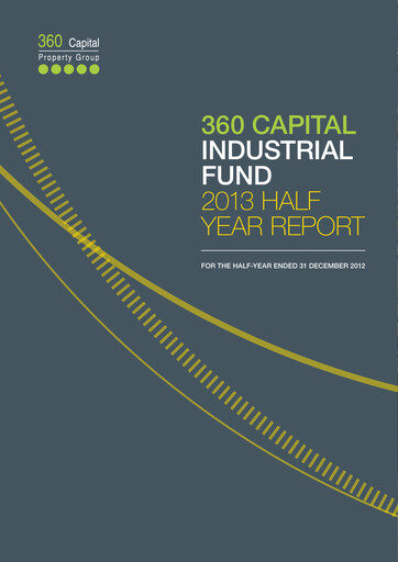 Thumbnail Centuria Industrial REIT Financial Report 2013-h1