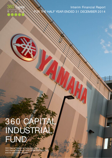 Thumbnail Centuria Industrial REIT Financial Report 2015-h1